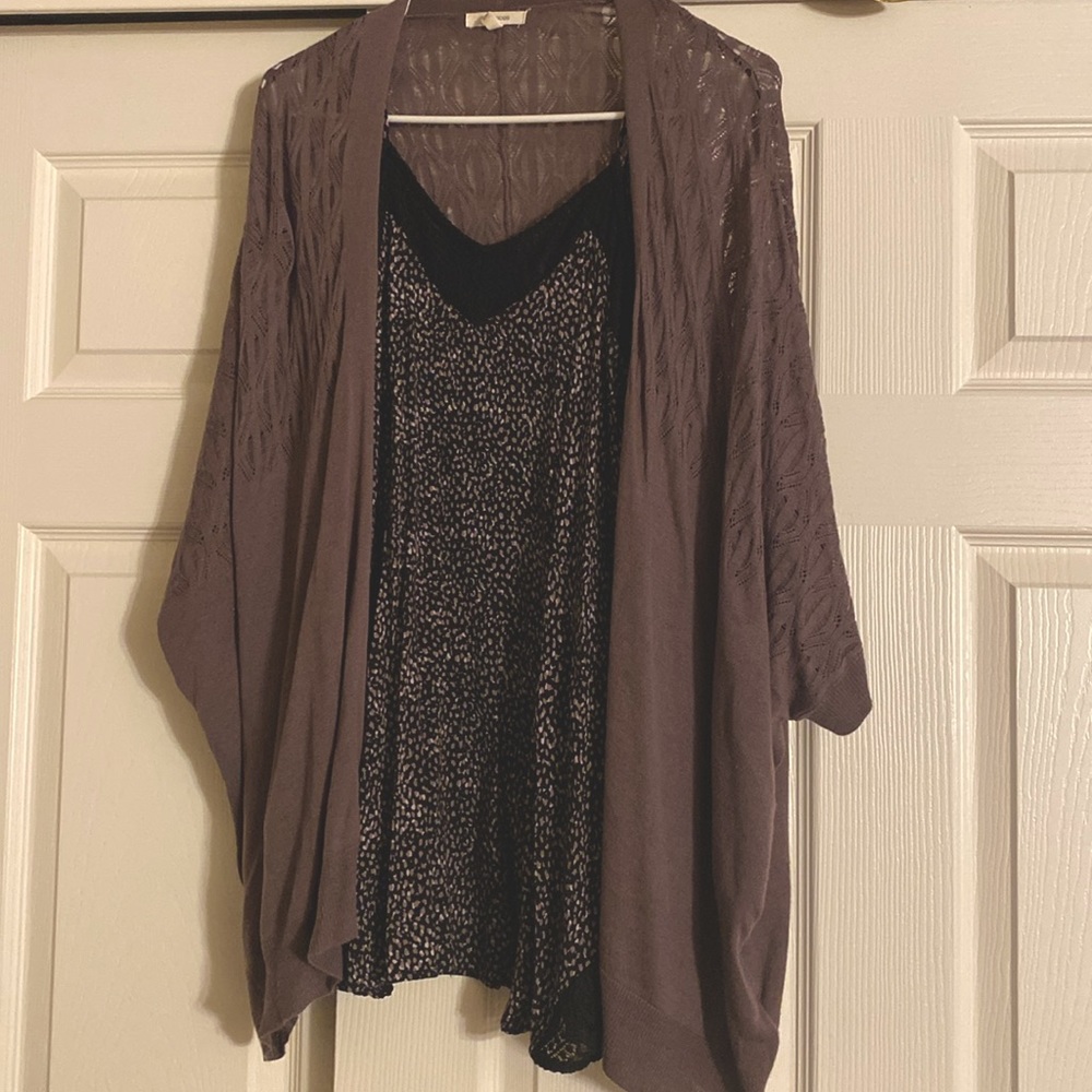 SET: Maurice’s cami and batwing cardigan